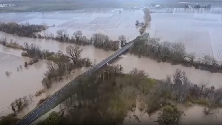 Vídeo. França: Chuvas torrenciais provocam inundações generalizadas no sul