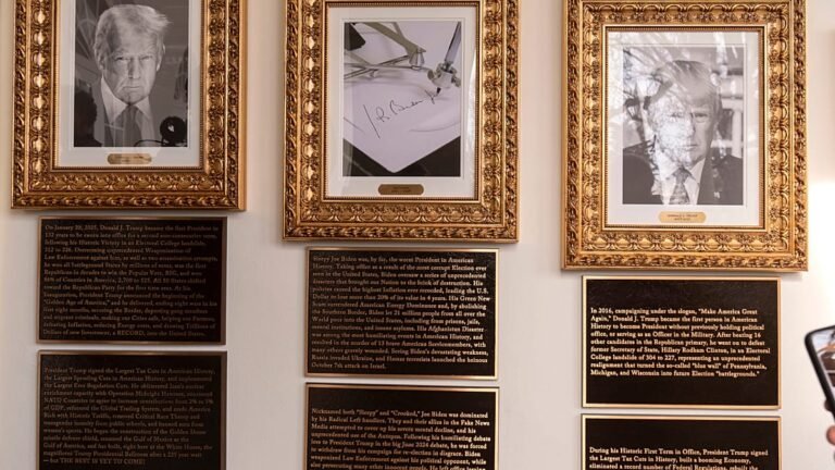 Trump faz mais mudanças chocantes nas decorações da Casa Branca