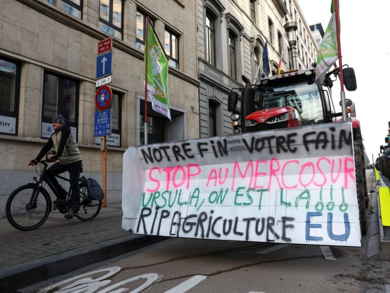 EU delays trade deal with South America’s Mercosur bloc as farmers protest