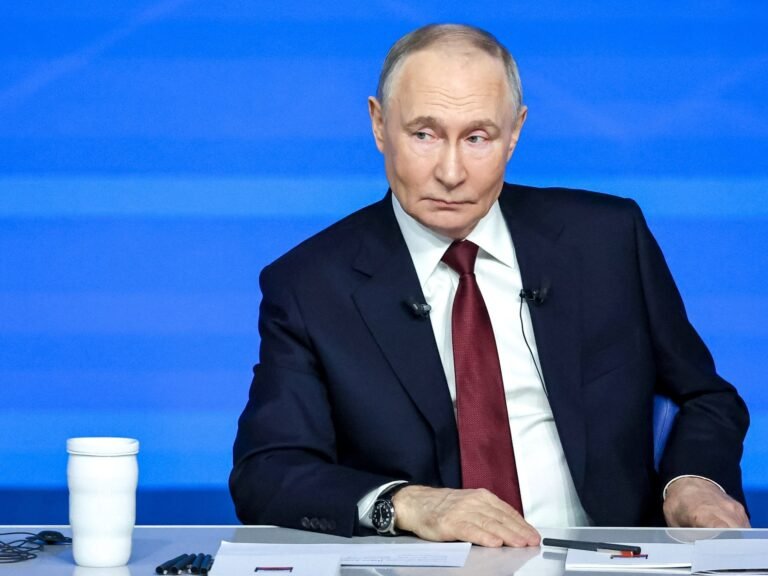 Putin takes aim at Zelenskyy in annual Q&A, says he won’t negotiate on land