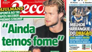 Por cá: FC Porto imparável e os recados de Varandas e Hjulmand