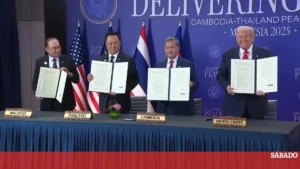Confrontos entre Tailândia e Camboja prosseguem apesar de anúncio de cessar-fogo atribuído a Trump