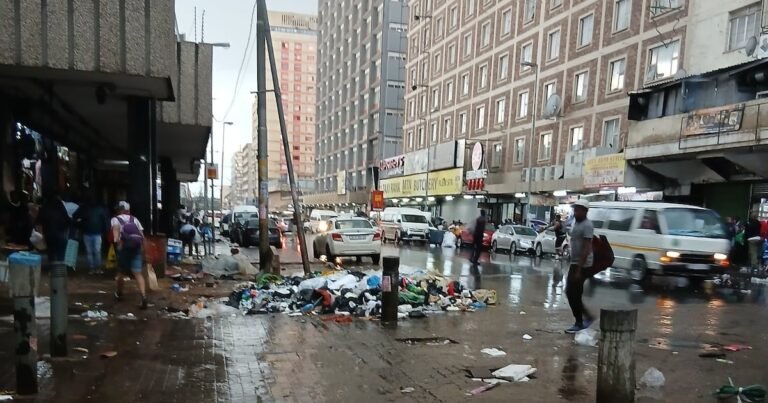 ‘The ball has been dropped’: Morero blames shop owners for filth in Joburg CBD