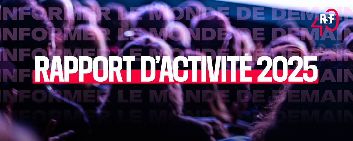 40 ans d’engagement pour informer le monde de demain : RSF présente son rapport d’activité 2025