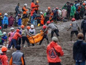 Indonesia resumes search for about 80 missing after landslide kills 10