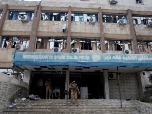 Syrian forces search for explosives, weapons after SDF pulls out of Aleppo