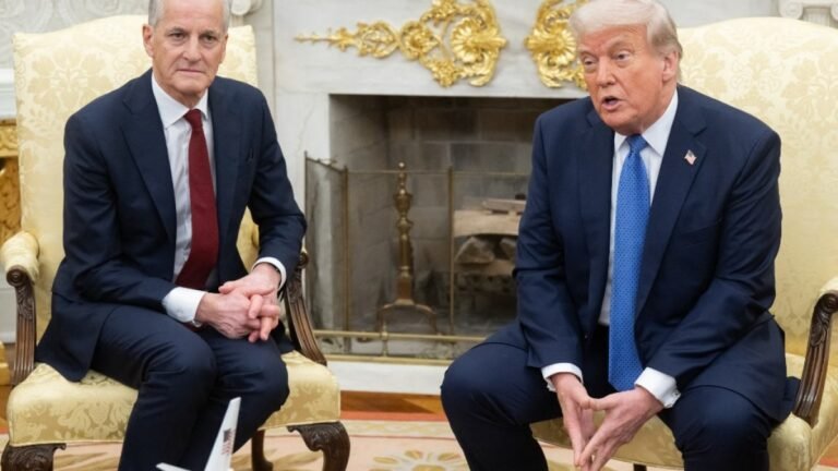 Trump diz ao primeiro-ministro norueguês que não é obrigado a “pensar puramente na paz” após desprezo pelo Nobel