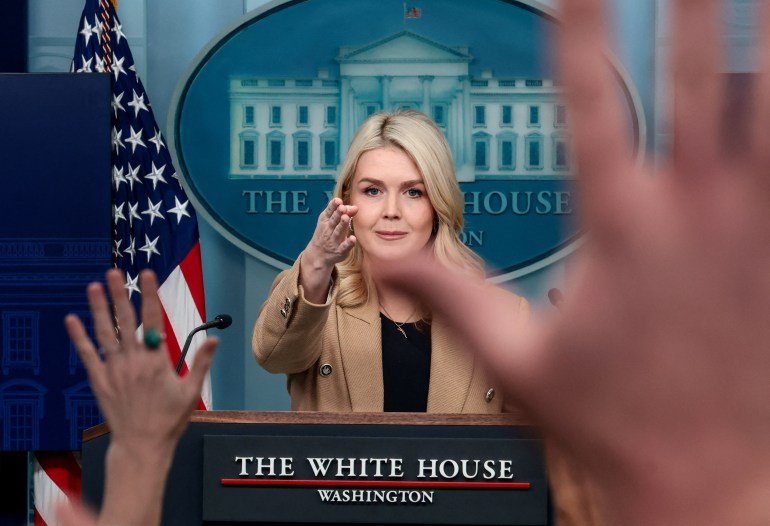 White House Press Secretary Karoline Leavitt