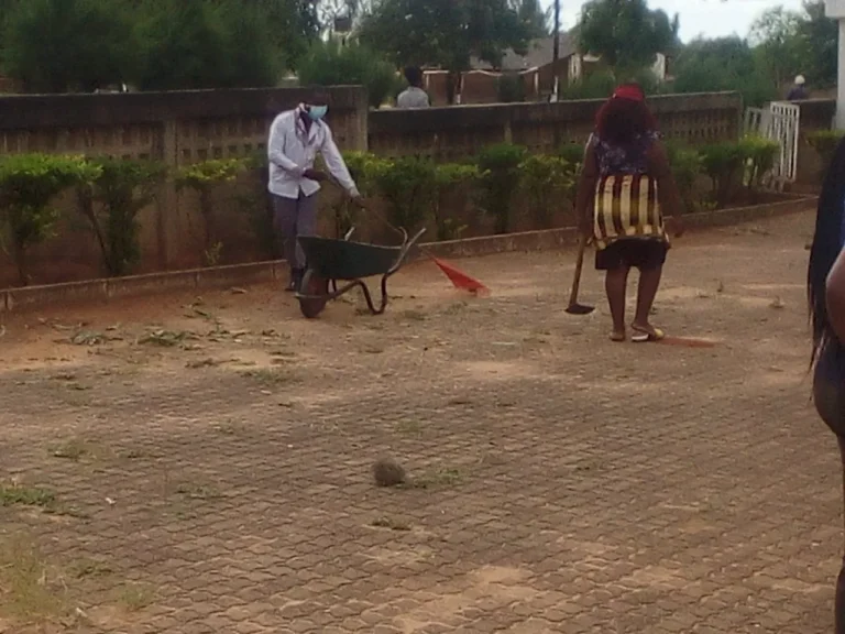 Chongoene: Conselho Distrital do Voluntariado participa em jornada de limpeza e debate impactos das cheias