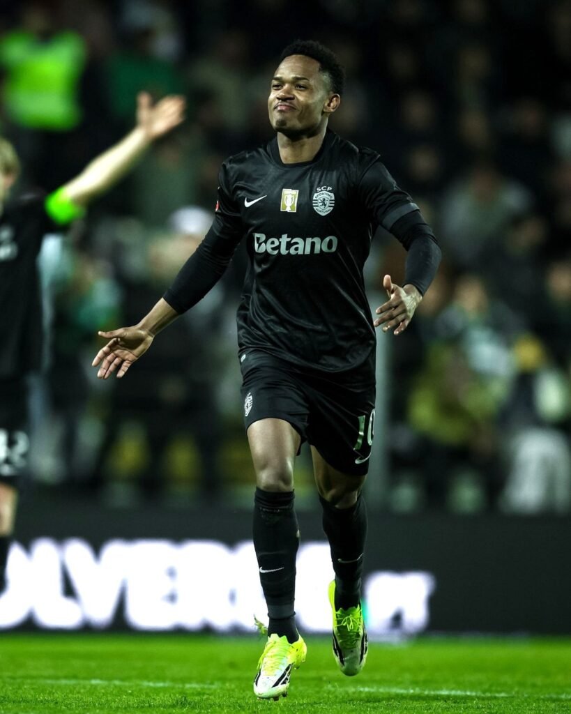 Golaço de Geny Catamo na goleada do Sporting...