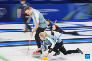Em fotos: torneio de curling de duplas mistas nos Jogos Olímpicos de Inverno de Milão-Cortina 2026