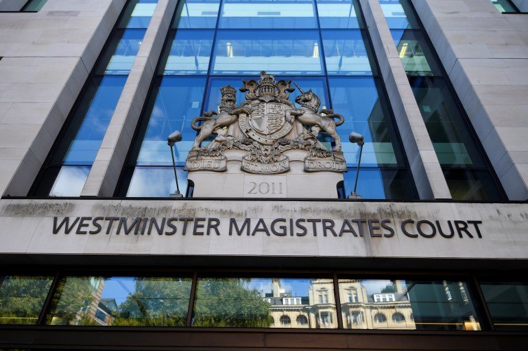 London's Westminster Magistrates' Court