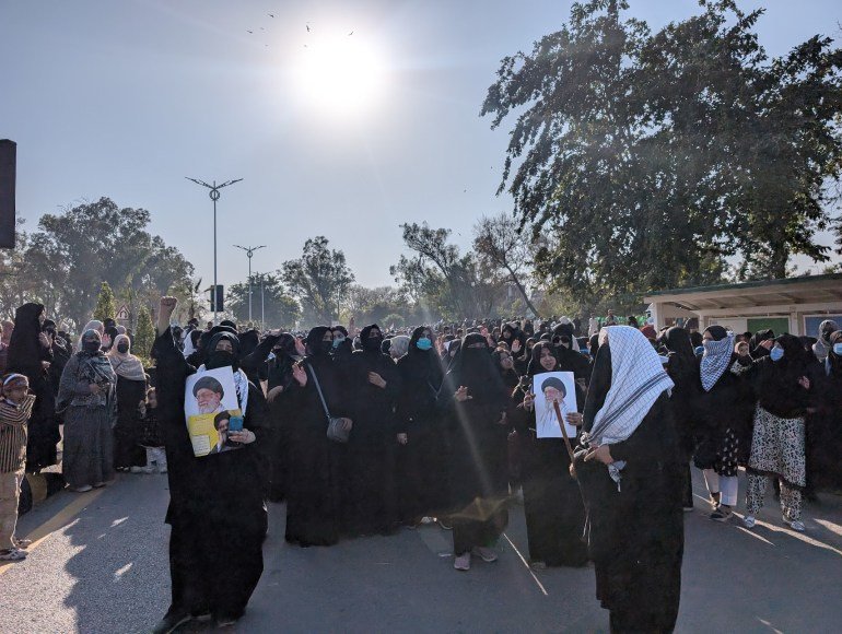Women protesters in Islamabad