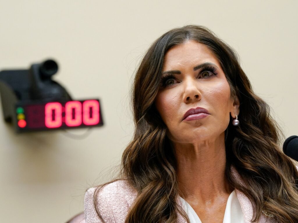 Trump says he will replace Homeland Security chief Kristi Noem