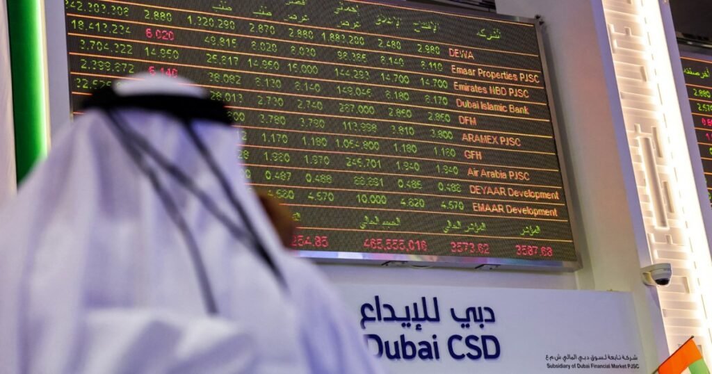 Why has the UAE closed its stock exchanges?