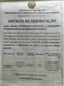 Empresas moçambicanas denunciam alegada captura do mercado de eventos pelo grupo Evolution