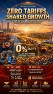 China concederá tratamento tarifário zero a todos os países africanos com os quais mantém relações diplomáticas