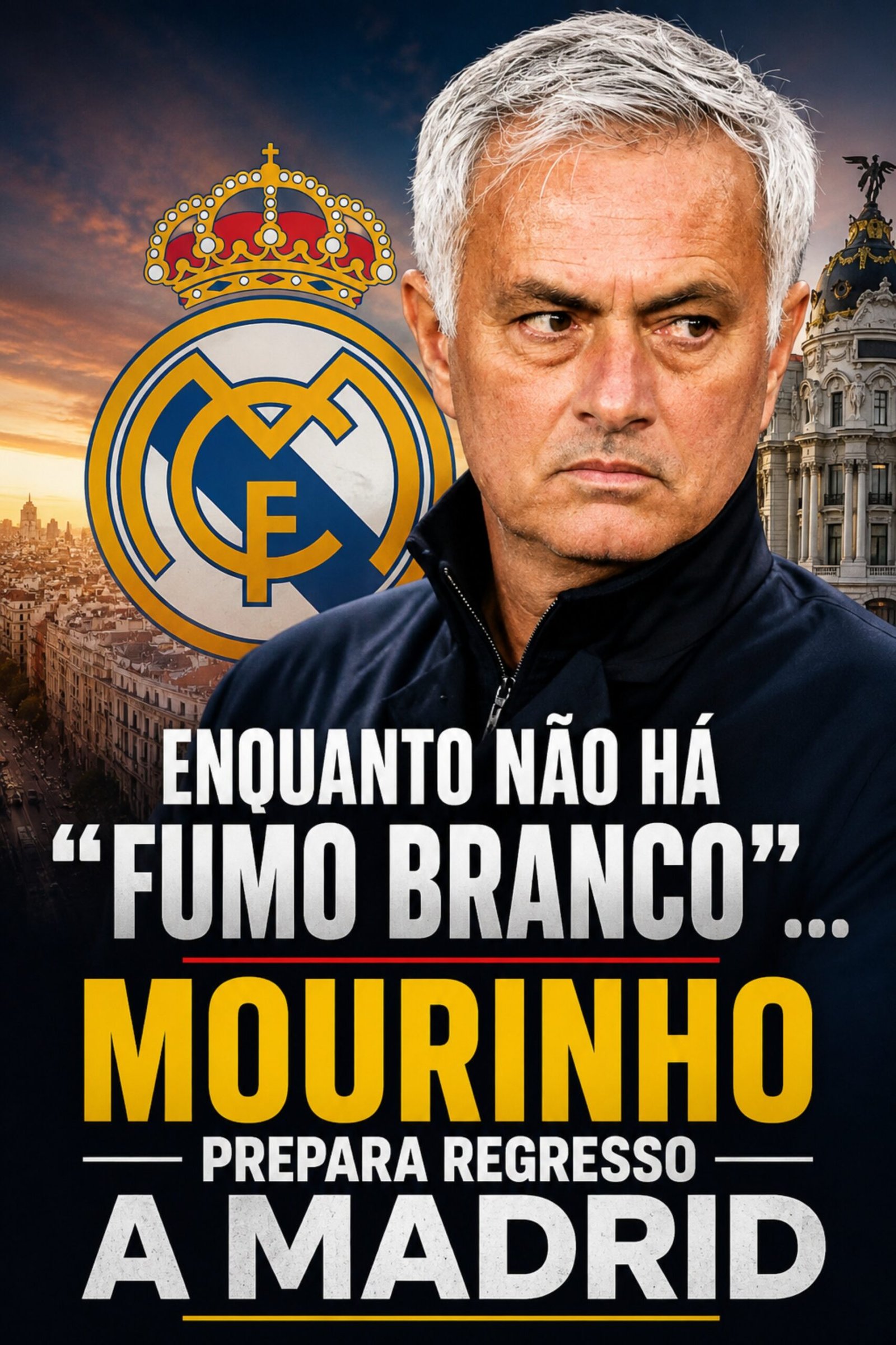 Enquanto não há “fumo branco”, Mourinho prepara regresso a Madrid