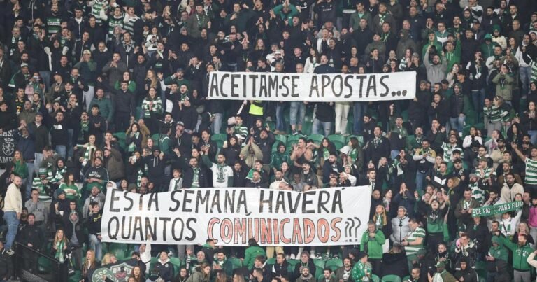 Sporting: claques 'resistem' a novo protocolo