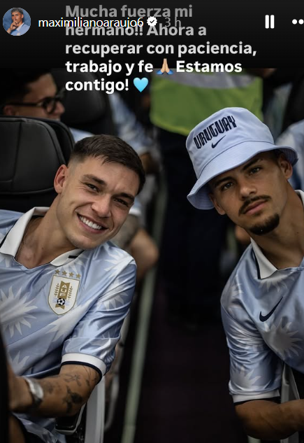 Sporting: Maxi deixa mensagem a Ugarte após lesão no Mundial