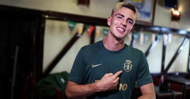 Jesse Derry apresenta-se aos adeptos do Sporting