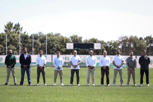 Sporting apresenta nova equipa técnica na formação