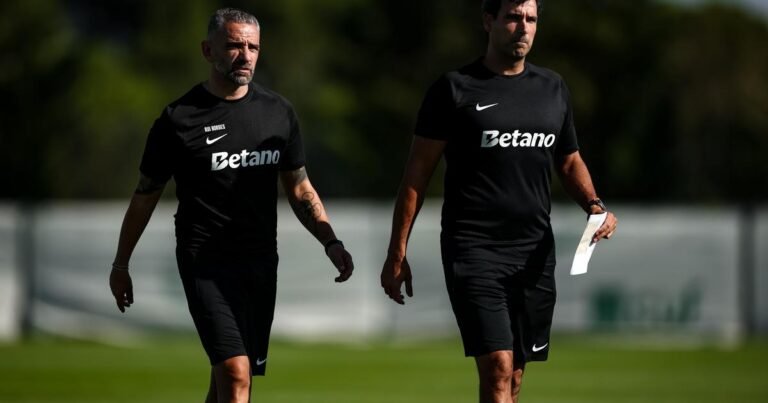 Sporting: Rui Borges recebe três 'reforços' no sábado