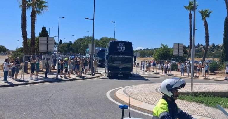 Sporting já está no Estádio Algarve