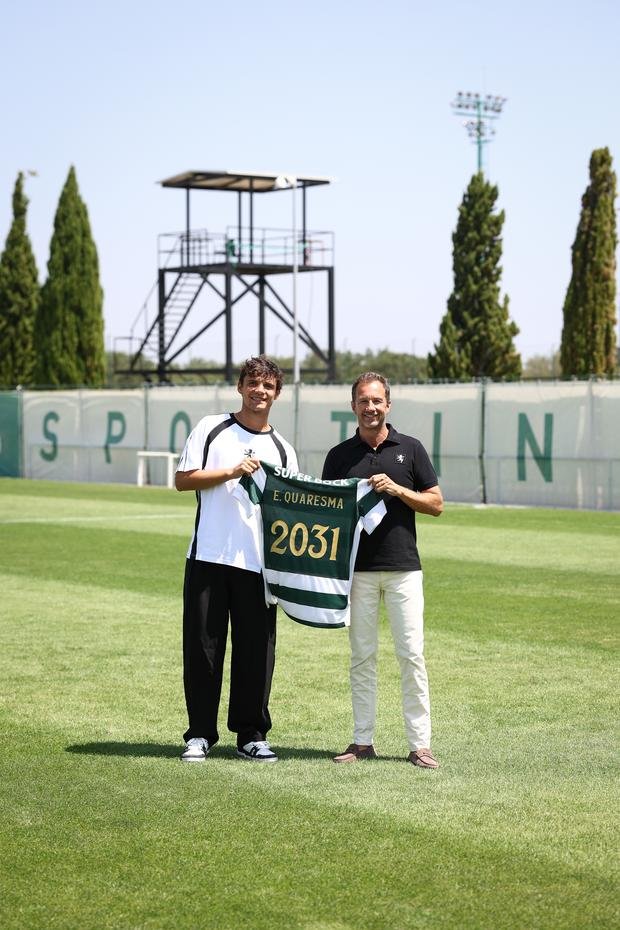 Oficial Sporting: Eduardo Quaresma renova até 2031
