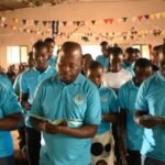 Movimento Laudato s&igrave; durente o culto ecum&eacute;nico, na Par&oacute;quia de S&atilde;o Jo&atilde;o de Deus