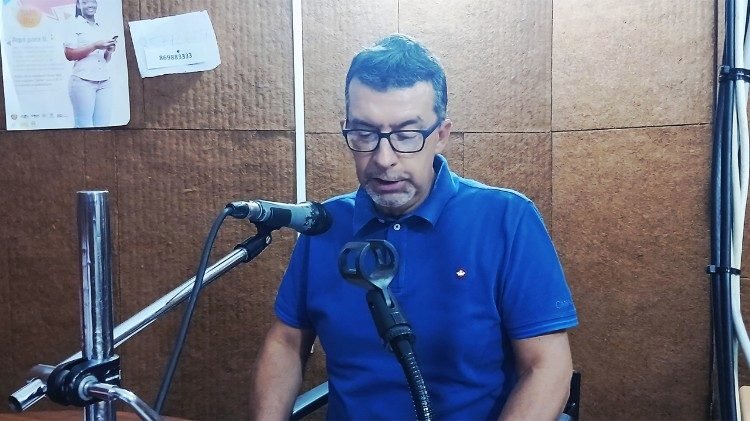 Padre Massimo Robool, Mission&aacute;rio Comboniano, responsa2vel pelo C&iacute;rculo Laudato s&igrave; em Nampula
